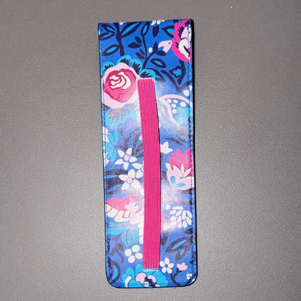 Vera Bradley Blue Floral Pencil Case